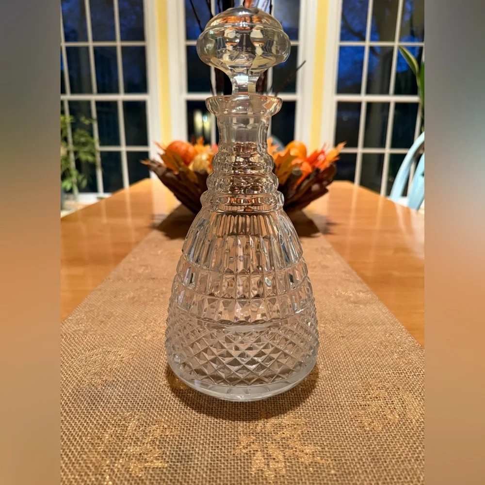 Antique Cut Glass Decanter (Georgian Style)